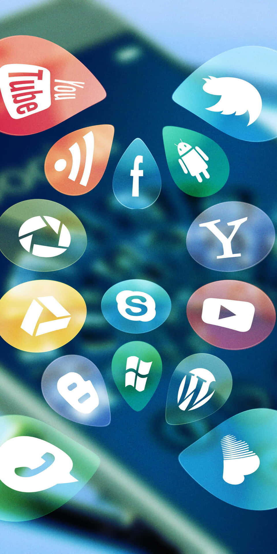 Pixel3 Tårpilar Sociala Logotyp Bakgrund.