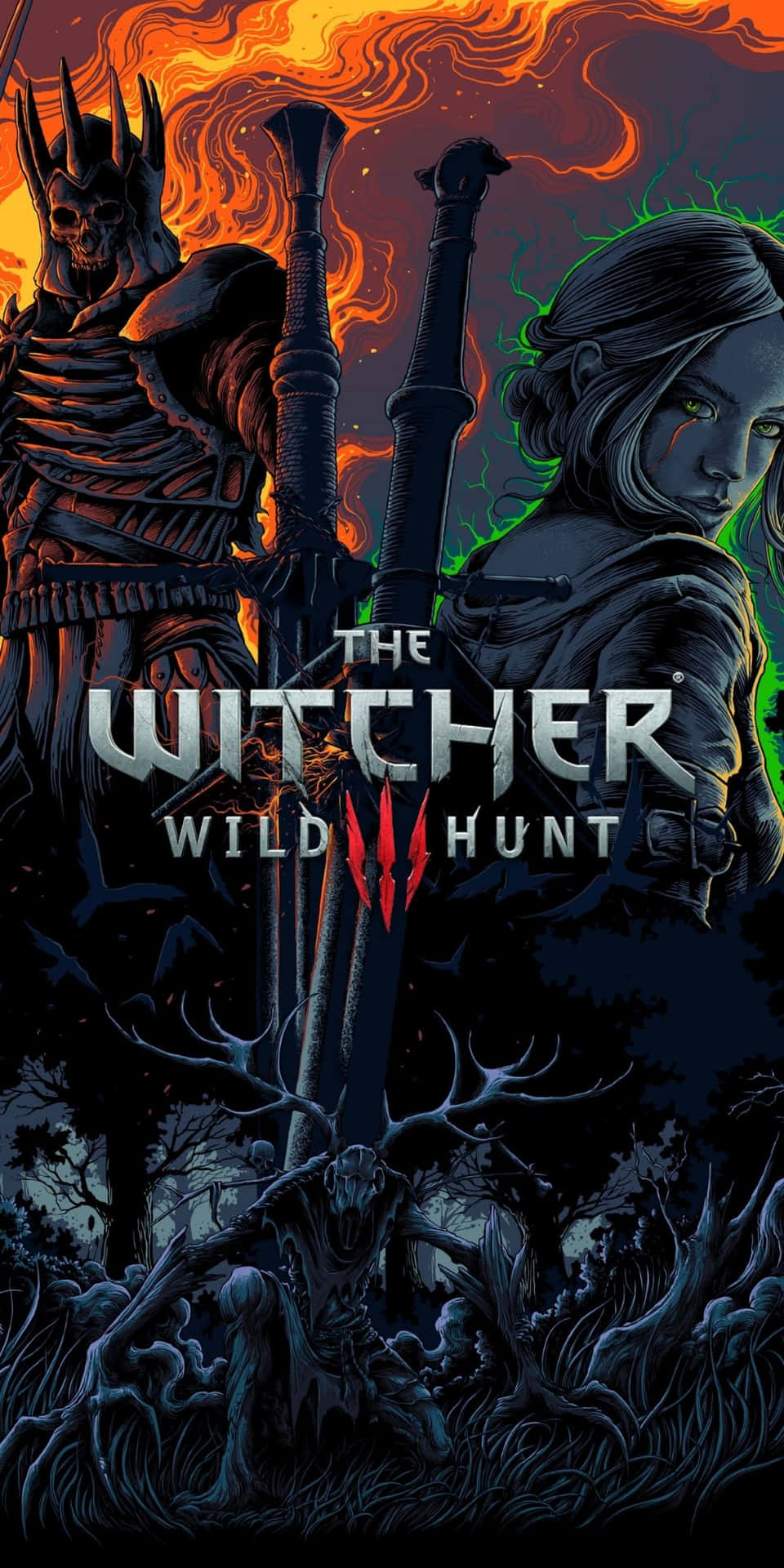 Esploral'ambiente Vibrante Di The Witcher 3 Con Lo Straordinario Pixel 3.