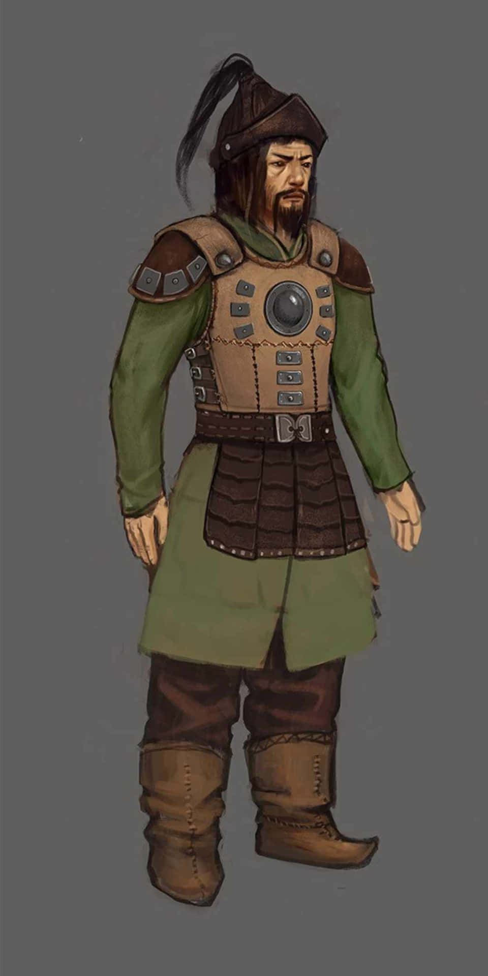 Pixel3 Total War Attila Hintergrund Digitale Kunst Des Mongolischen Charakters