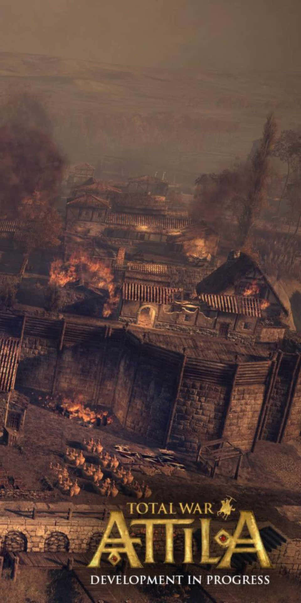 Pixel3 Total War Attila Ruined Londinium Bakgrundsbild