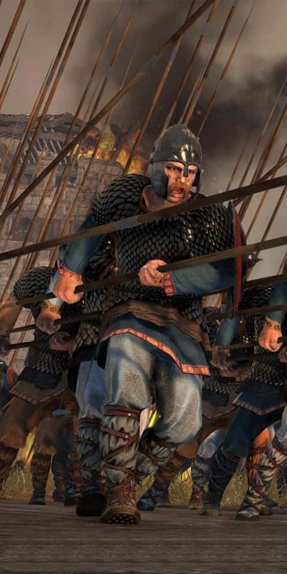 Pixel 3 Total War Attila Ostrogoth Soldiers Background