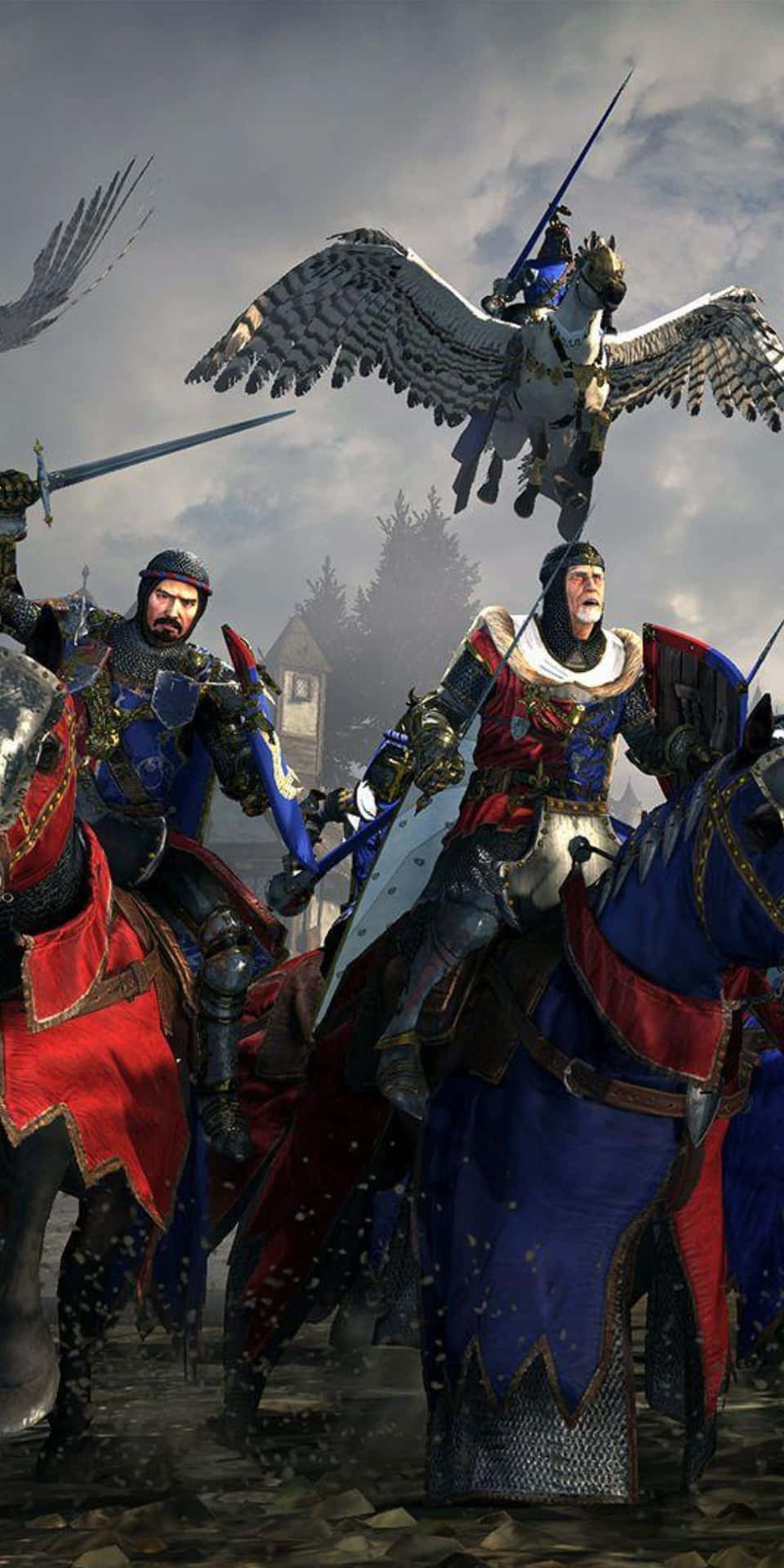 Pixel3 Segundo Plano De Total War Warhammer Ii Com Cavalos.