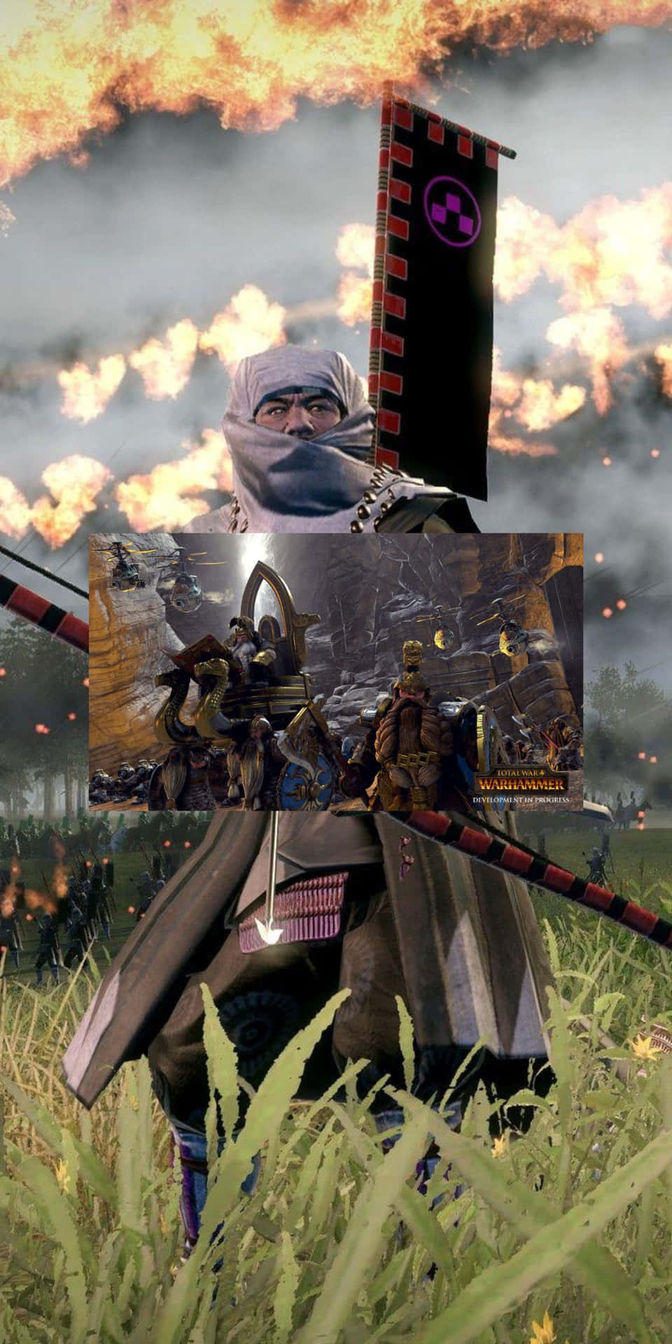 Pixel 3 Total War Warhammer Ii Background Flames