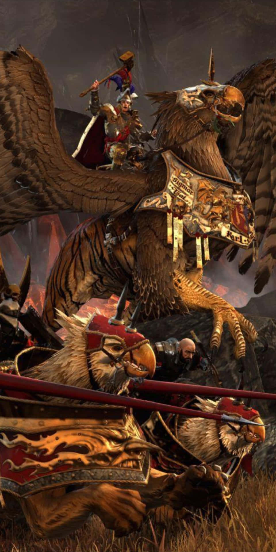 Sfondoper Pixel 3 Total War: Warhammer Ii Con Uccelli