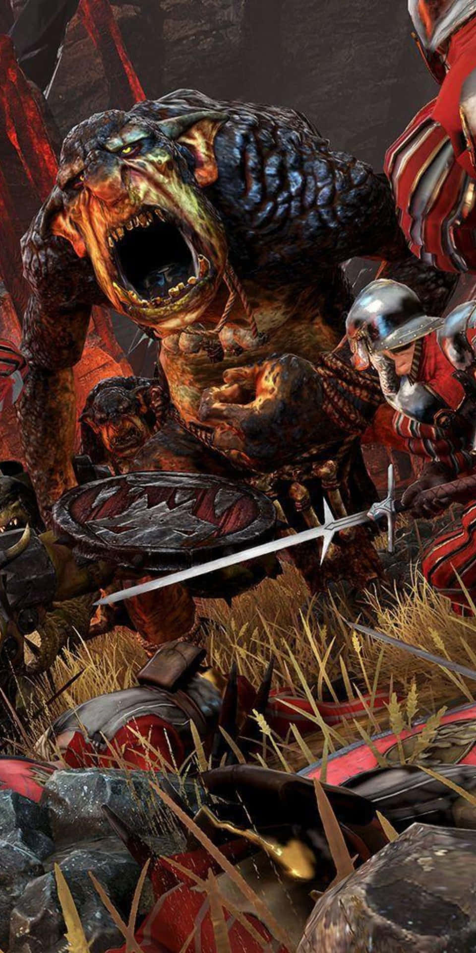 Pixel 3 Total Krig Warhammer II Baggrund Goblin