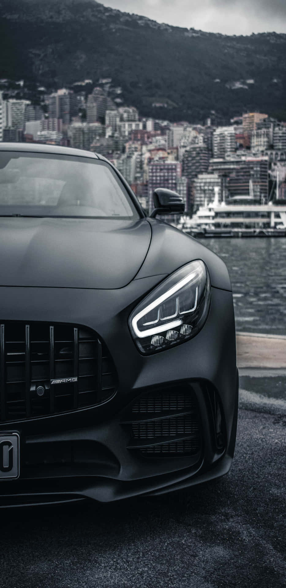 Caption: Exquisite Pixel 3XL Background featuring AMG GT-R