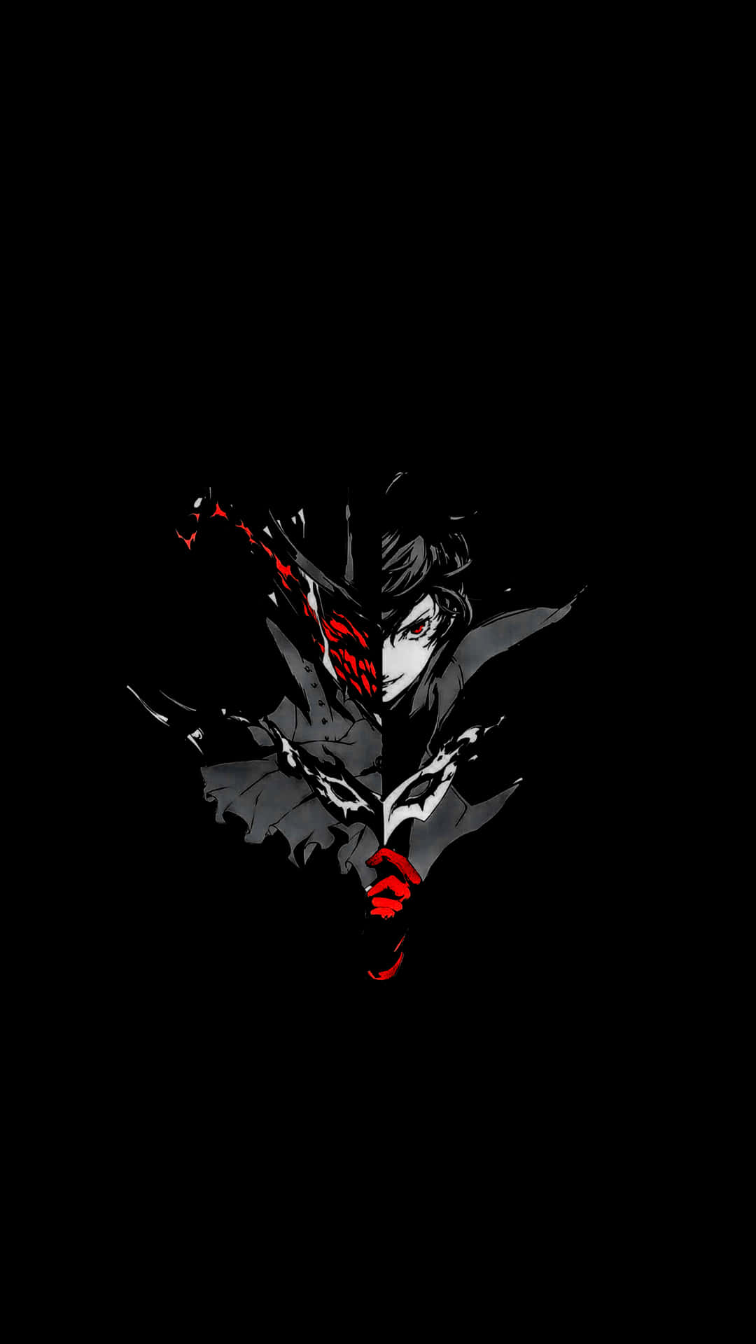 Persona5 Joker Pixel 3xl Amoled Bakgrundsbild.