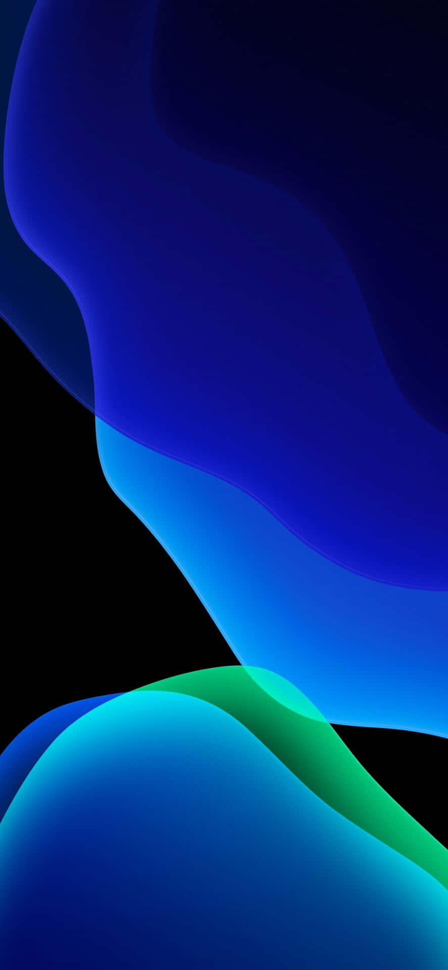 Blue And Black Pixel 3xl Amoled Background