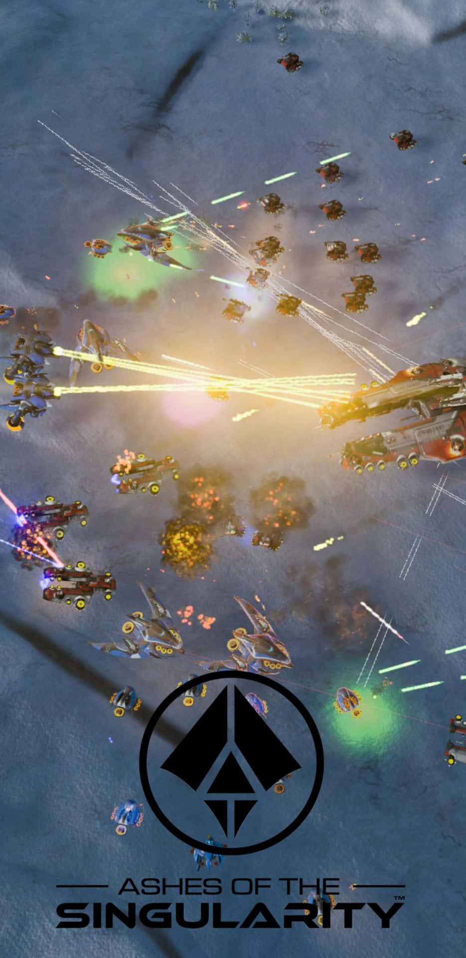 A Screenshot Of A Space Battle With A Spaceship