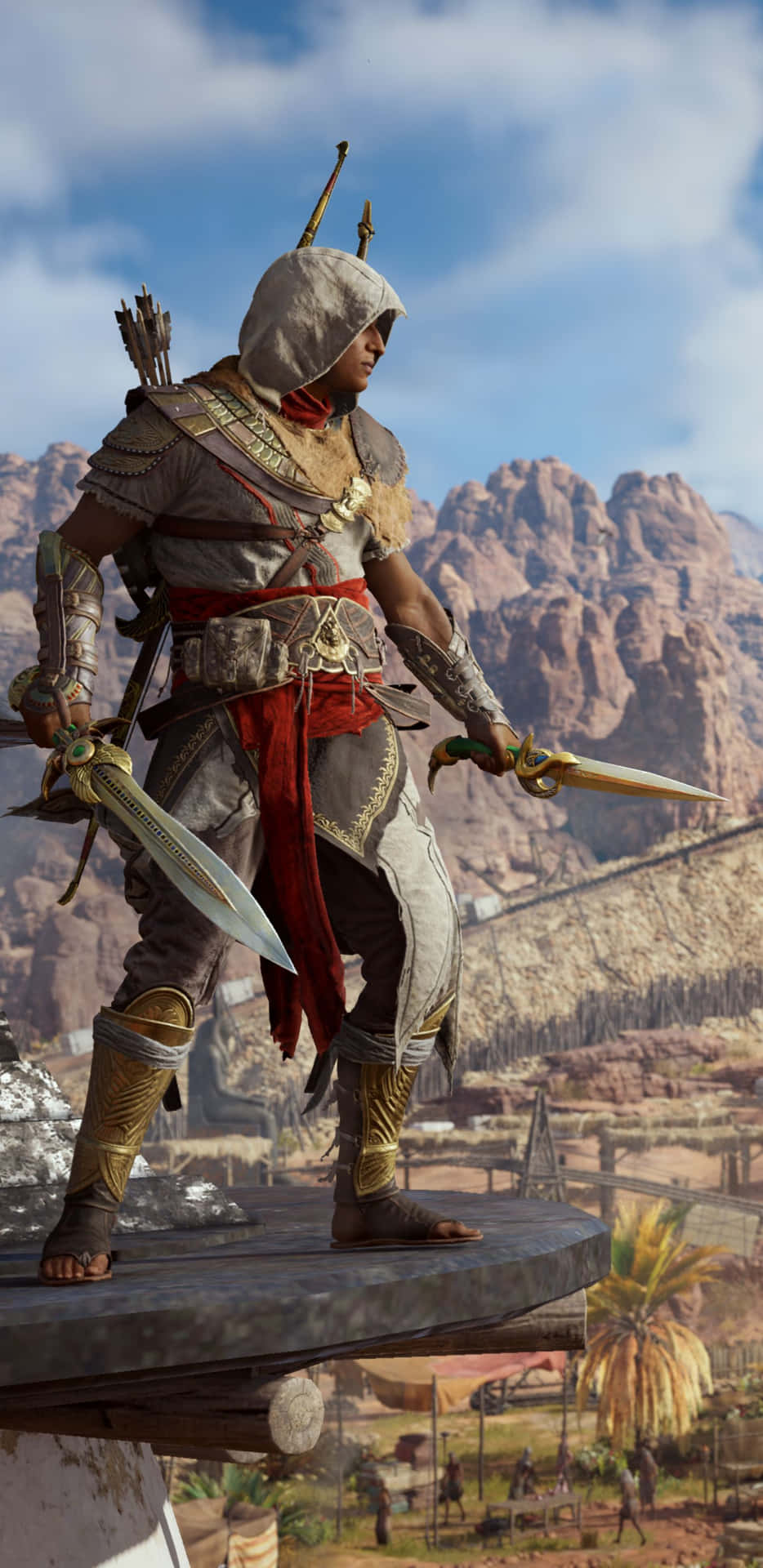Sfondodi Bayek Per Pixel 3xl Di Assassin's Creed Origins