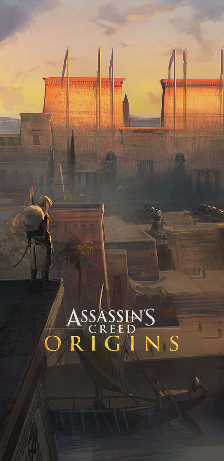 Spelomslagpixel 3xl Assassin's Creed Origins Bakgrund