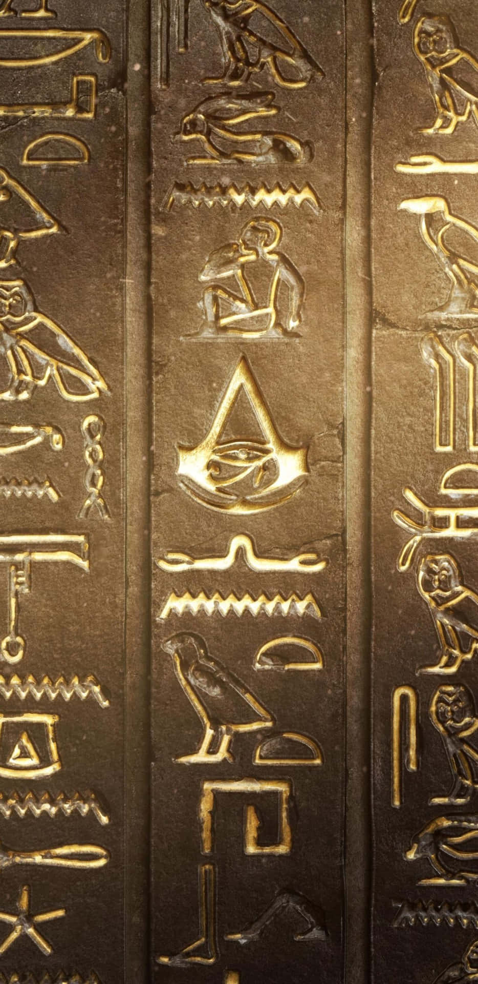 Sfondohieroglyphs Pixel 3xl Di Assassin's Creed Origins