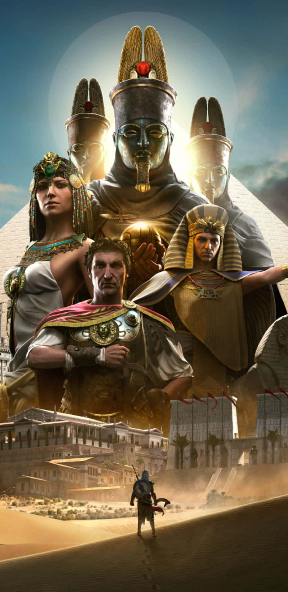 Teckenpixel 3xl Assassin's Creed Origins Bakgrund
