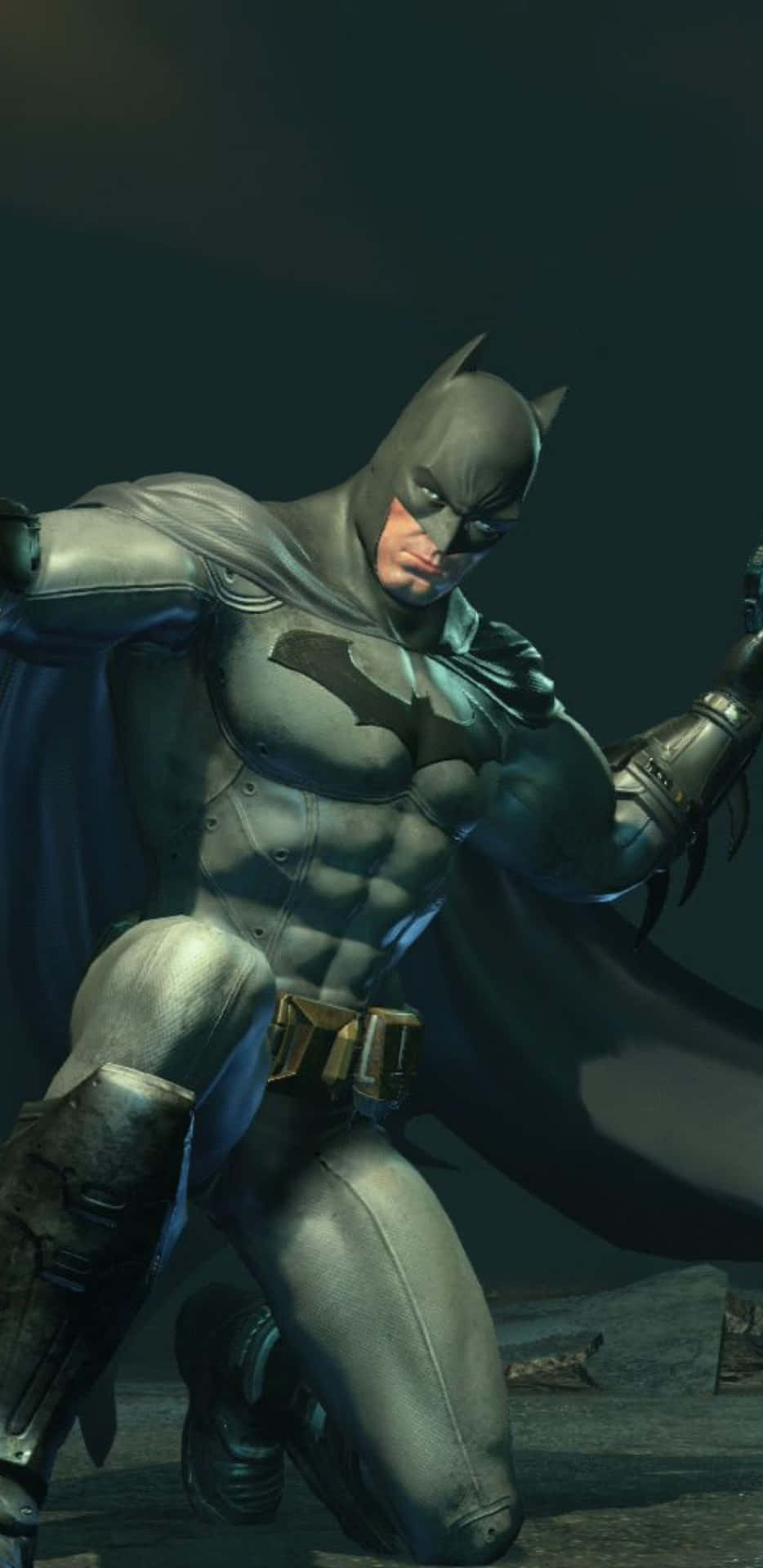 Fetpixel 3xl Med Mörkt Batman Arkham City-tema