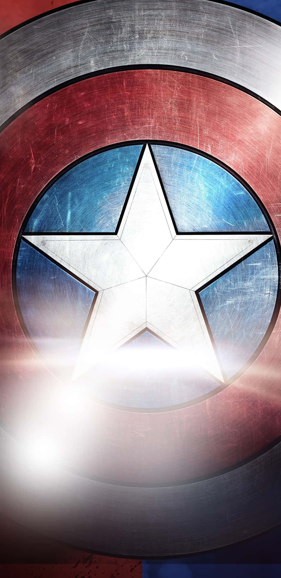 Pixel3xl Captain America Bakgrundsskjut Skydd