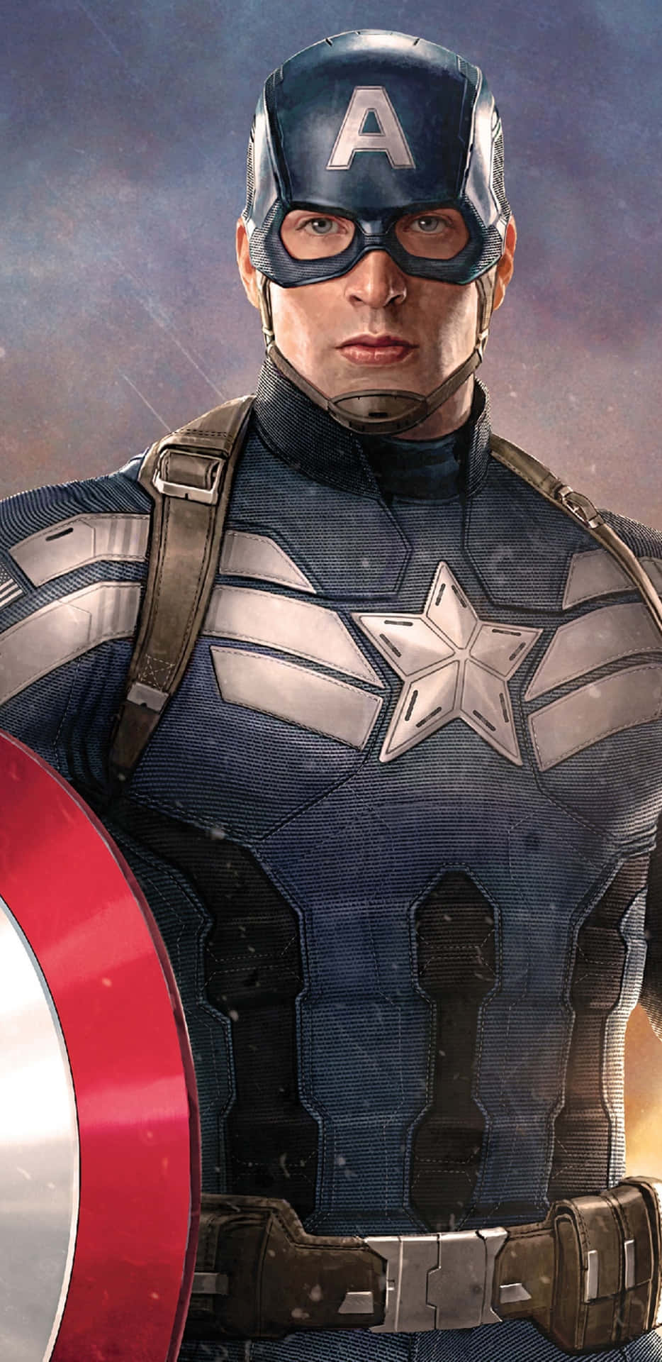 Pixel 3xl Captain America baggrund fra The Winter Soldier-filmen