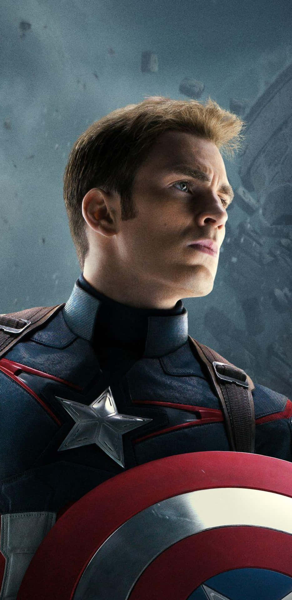 Fondode Pantalla De Capitán América Del Pixel 3xl De Avengers: Era De Ultrón.