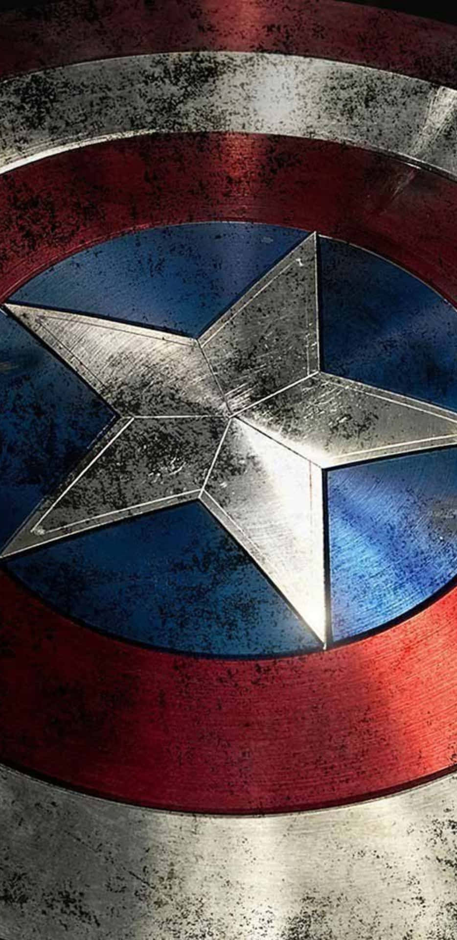 Pixel3xl Bakgrundsbild Med Captain America-sköld.
