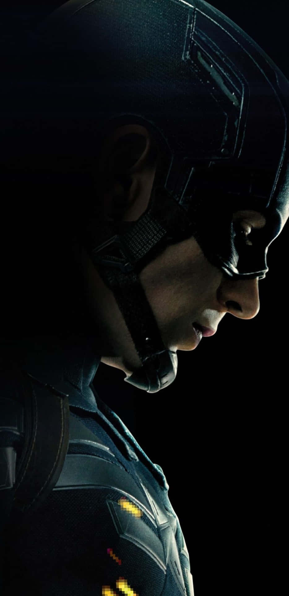 Pixel3xl Bakgrundsbild Med Captain America Och Chris Evans.