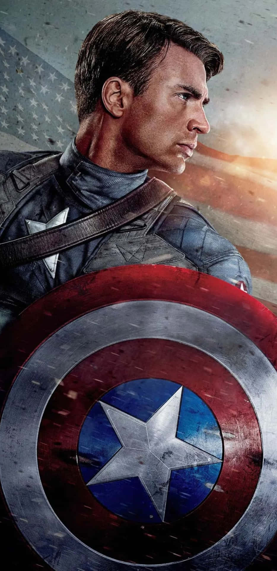 Pixel3xl Kapten Amerika Bakgrundsbild Den Första Hämnaren.