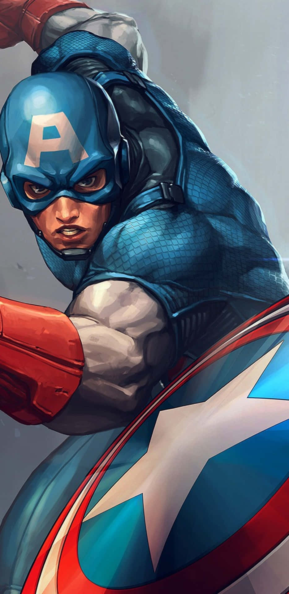 Pixel3xl Bakgrundsbild Med Captain America Comic.