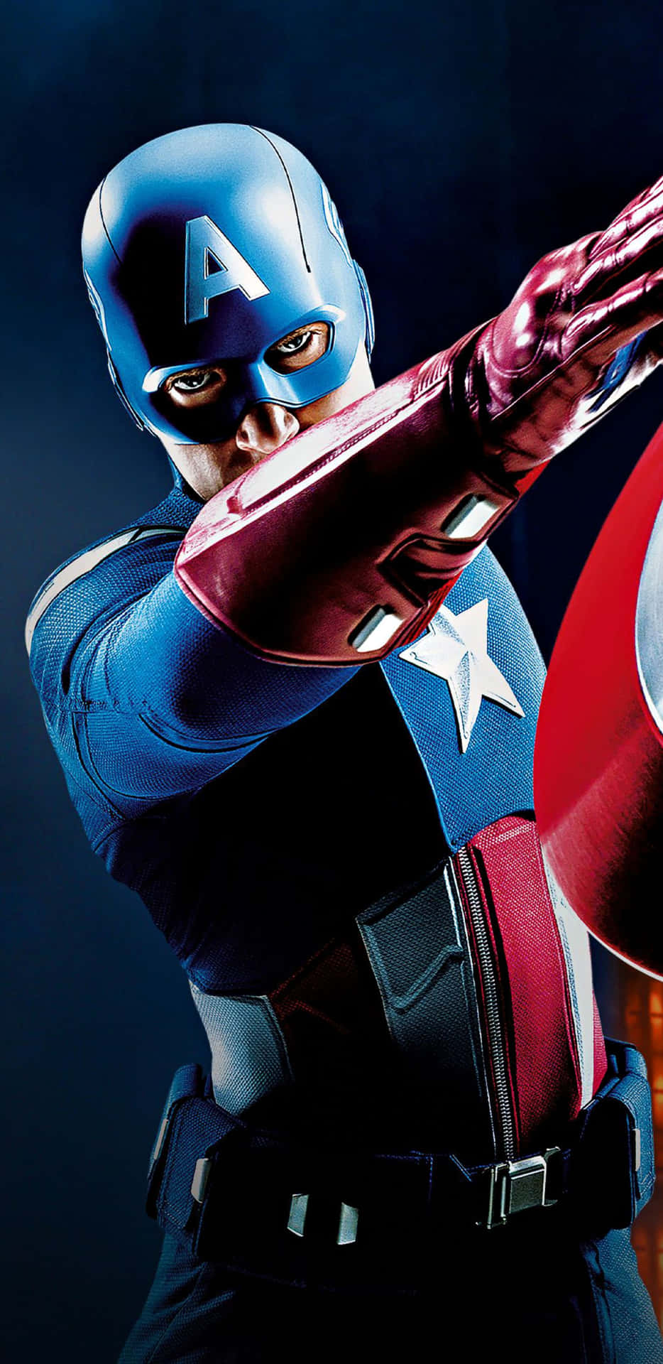 Pixel3xl Bakgrundsbild Med Captain America Från Avengers.