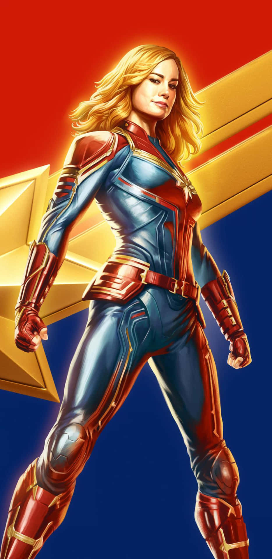 Pixel 3xl Captain Marvel Background Smiling Carol Background