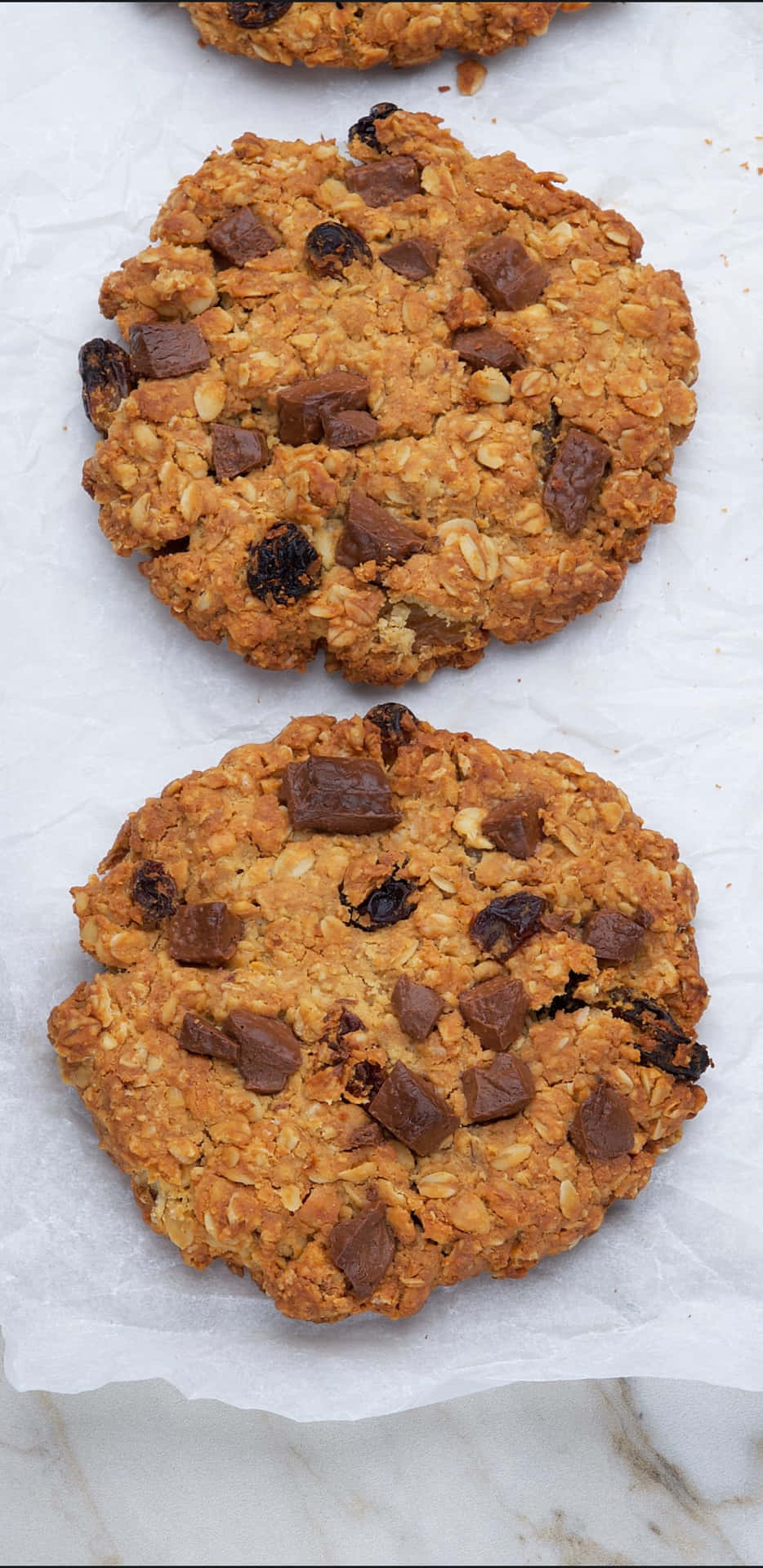 Oatmeal Raisin Pixel 3XL Cookies Baggrund:
