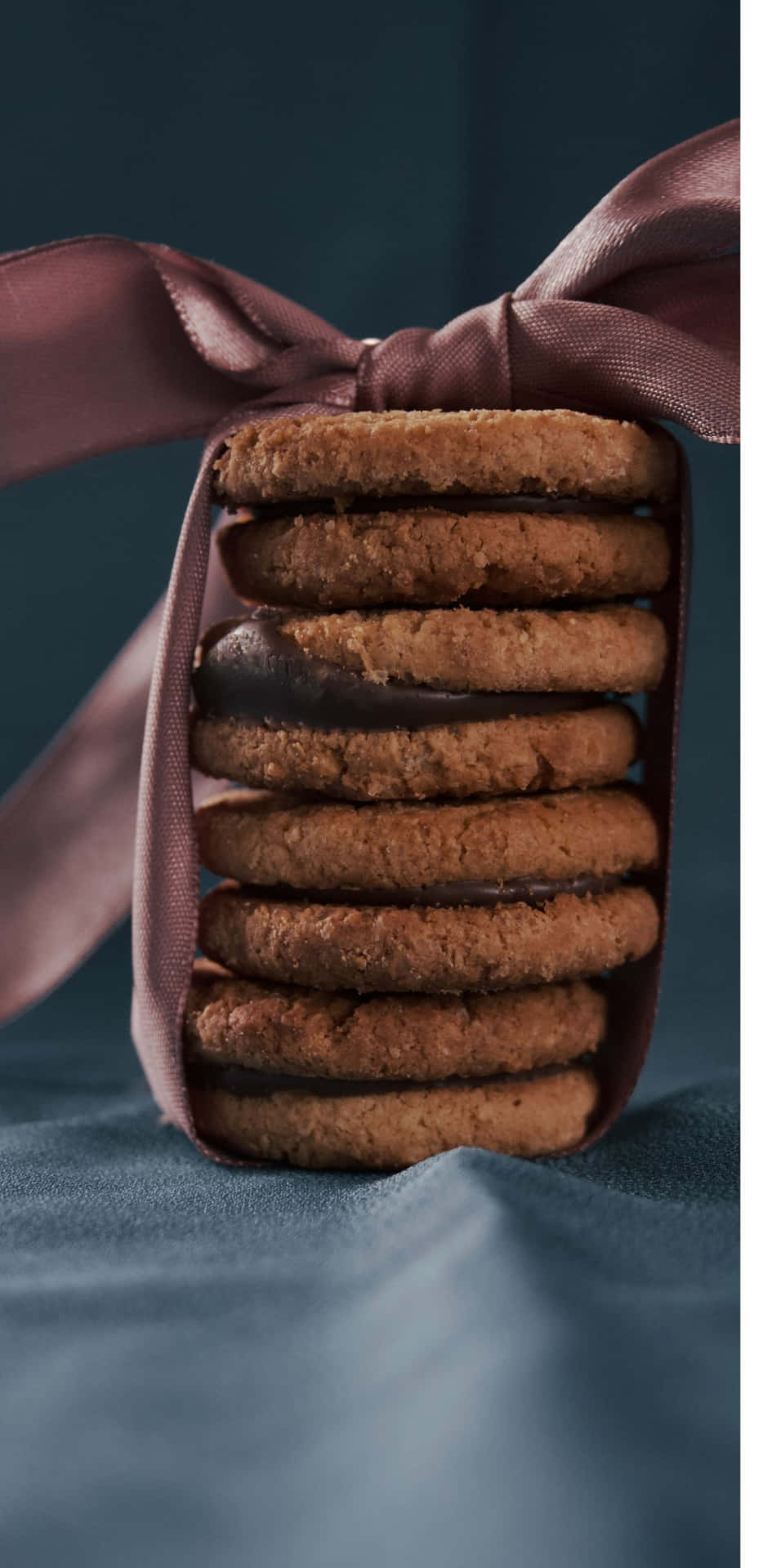 Lyserød bånd pixel 3XL cookies baggrund