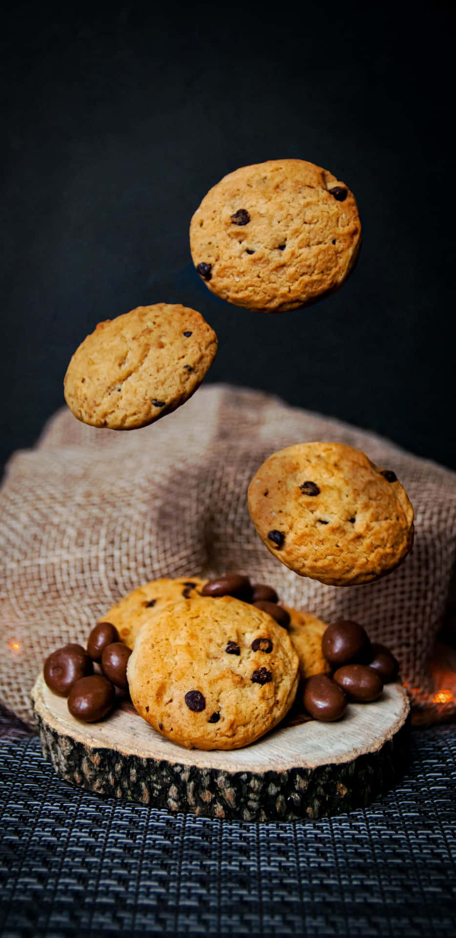 Fotografiade Comida Papel De Parede De Cookies Pixel 3xl.