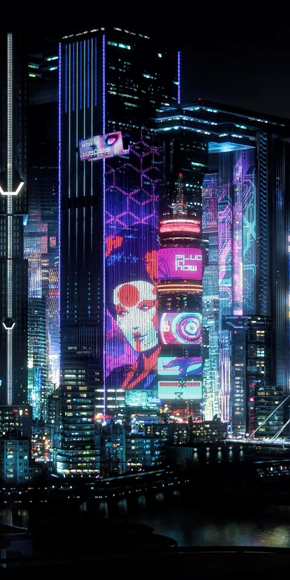 Gördig Redo För Ett Futuristiskt Äventyr Med Pixel 3xl Cyberpunk 2077 Som Bakgrundsbild.