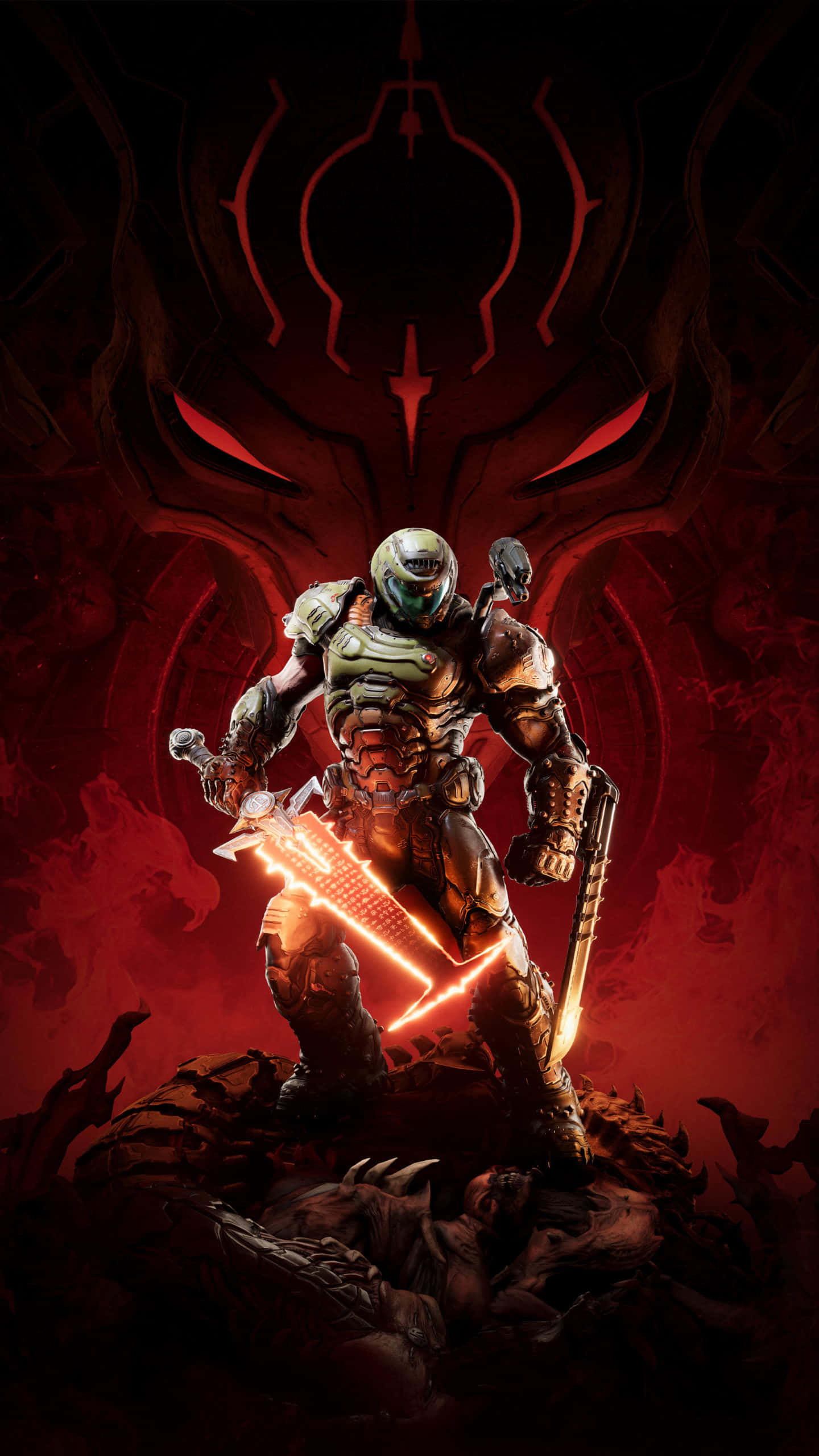 Pixel3xl Doom Eternal Videospiel Hintergrund