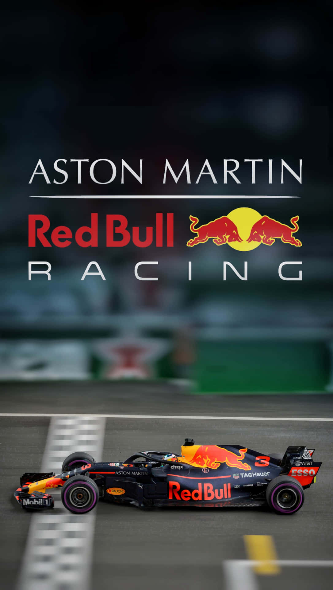 Pixel 3xl F1 2016 Red Bull Finish Line Background