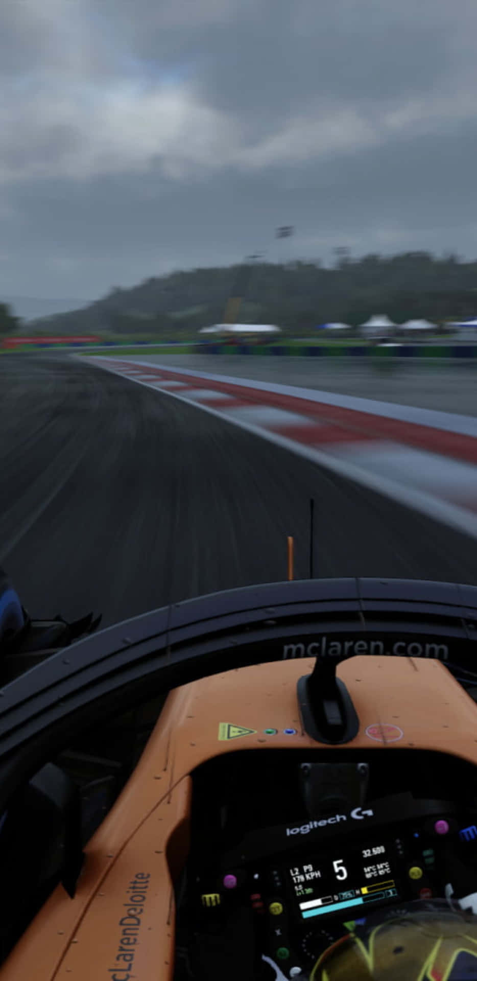 Baggrundsvideo fra onboardoptagelse fra F1 2018 Pixel 3xl