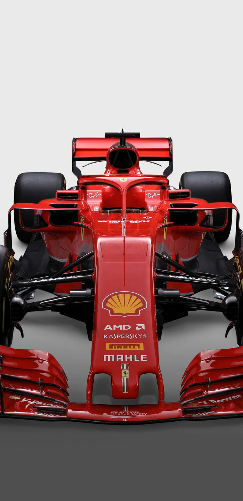 Ferrarirennwagen Pixel 3xl F1 2018 Hintergrund
