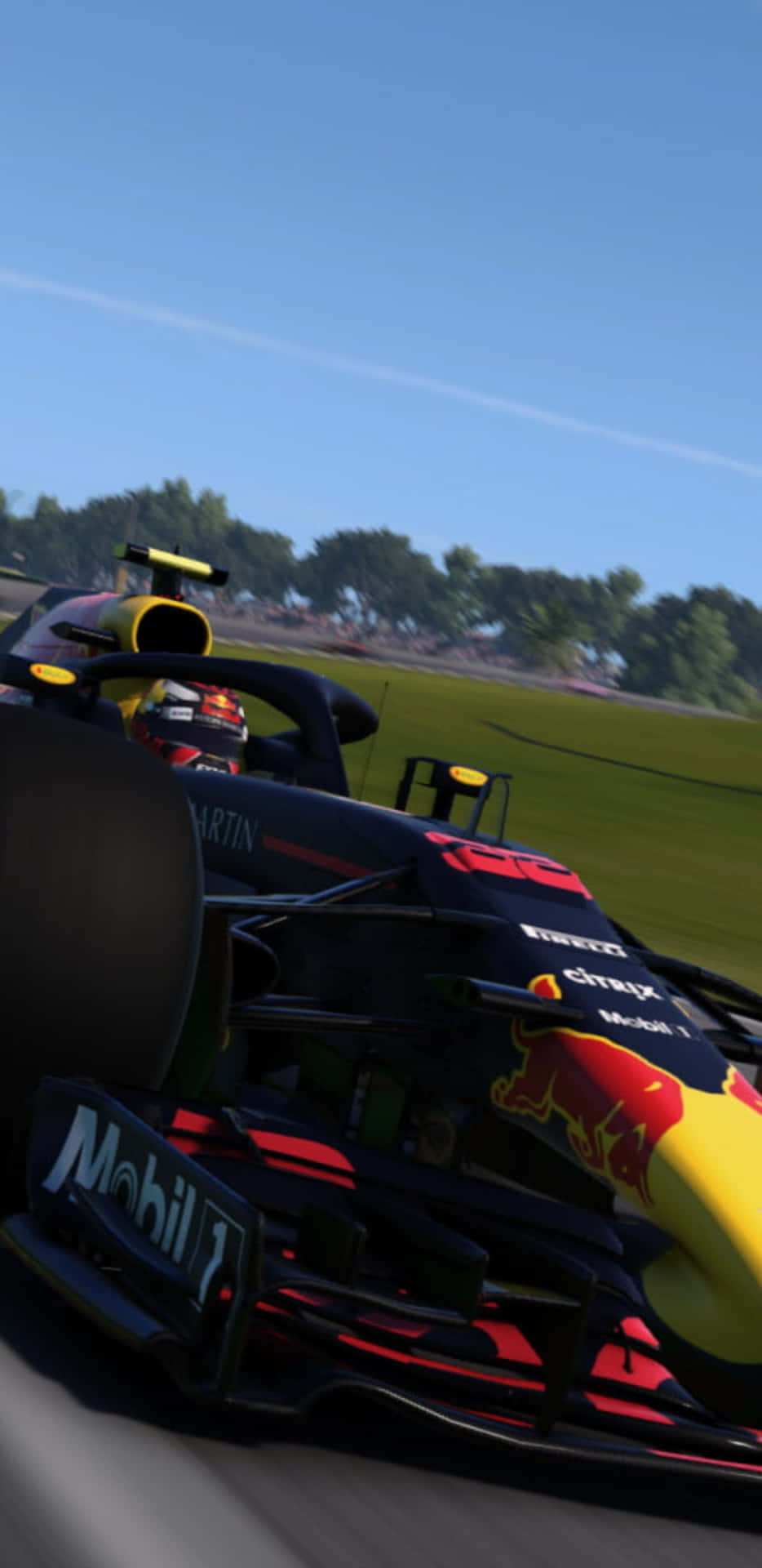 Red Bull Racing Car Pixel 3xl F1 2018 Background