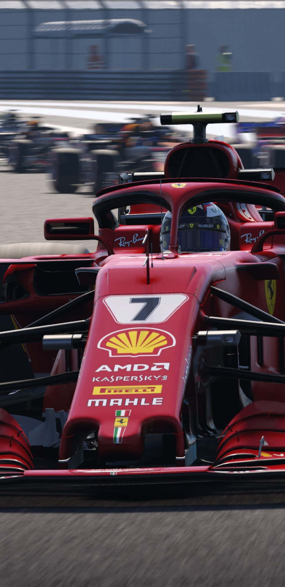 Sfondodi F1 2018 Per Il Gioco Di Corsa Video Game Pixel 3xl.