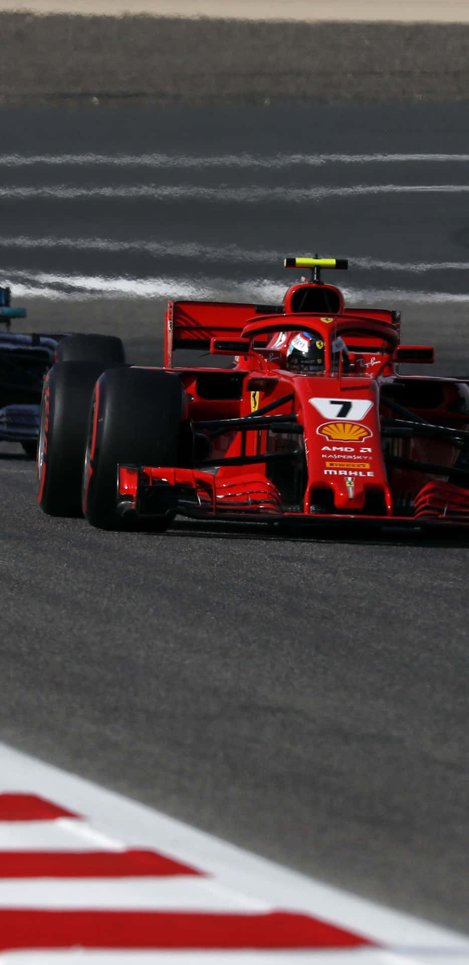 Ferrarisf71h Pixel 3xl Hintergrundbild F1 2018.