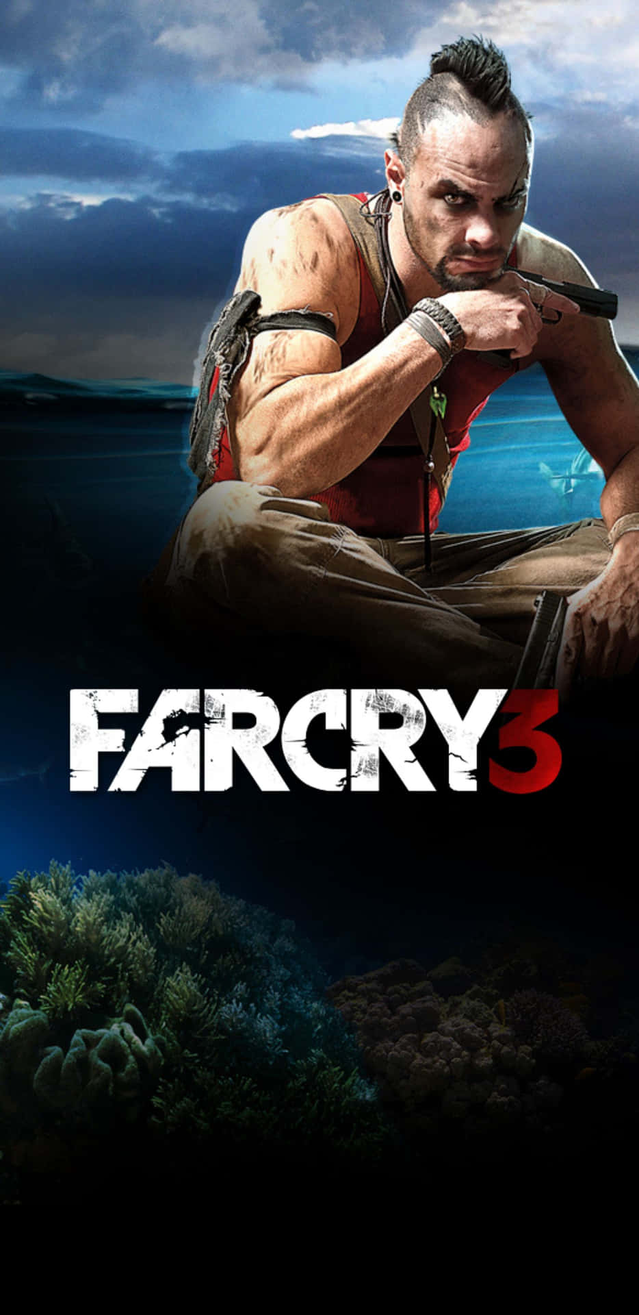 Unaespectacular Vista De Un Lago Rodeado De Una Densa Jungla En Far Cry 3 Mostrada En Un Pixel 3xl.