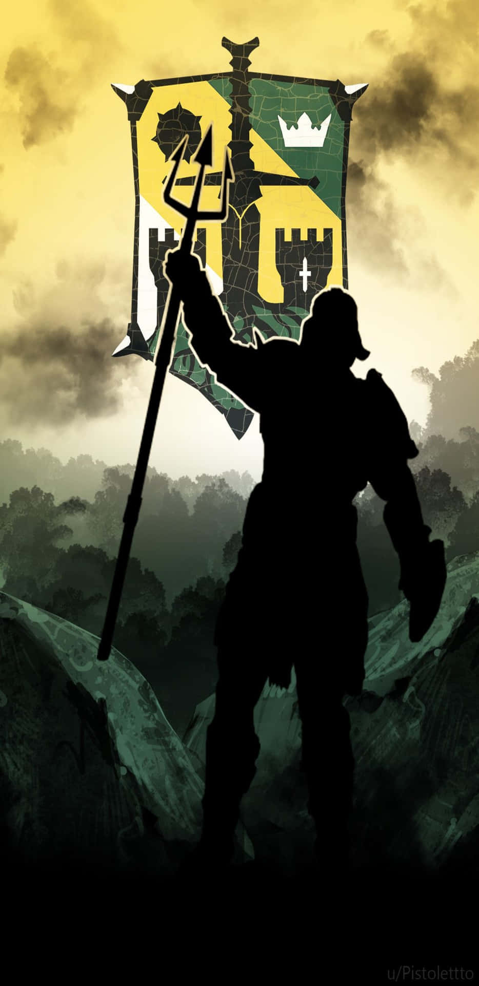 Pixel 3xl For Honor Gladiator Crest Background