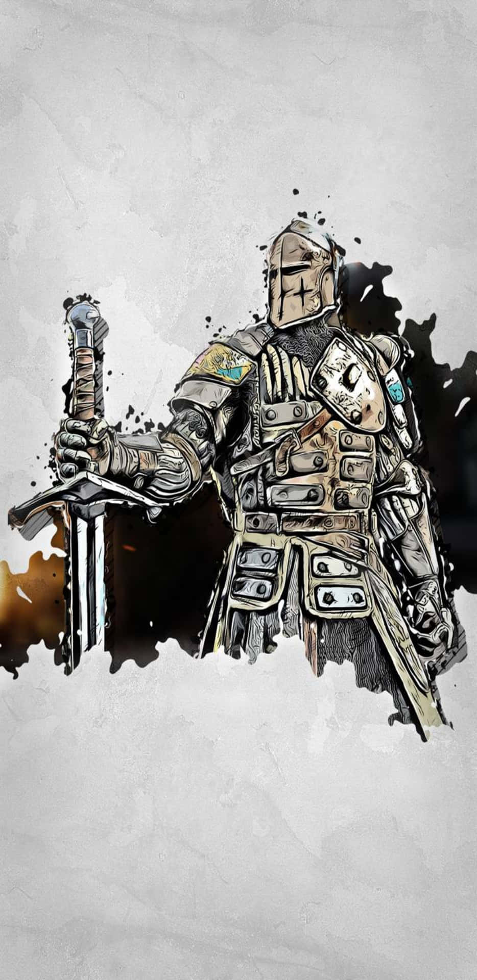 Pixel 3xl For Honor Warden Hero Background
