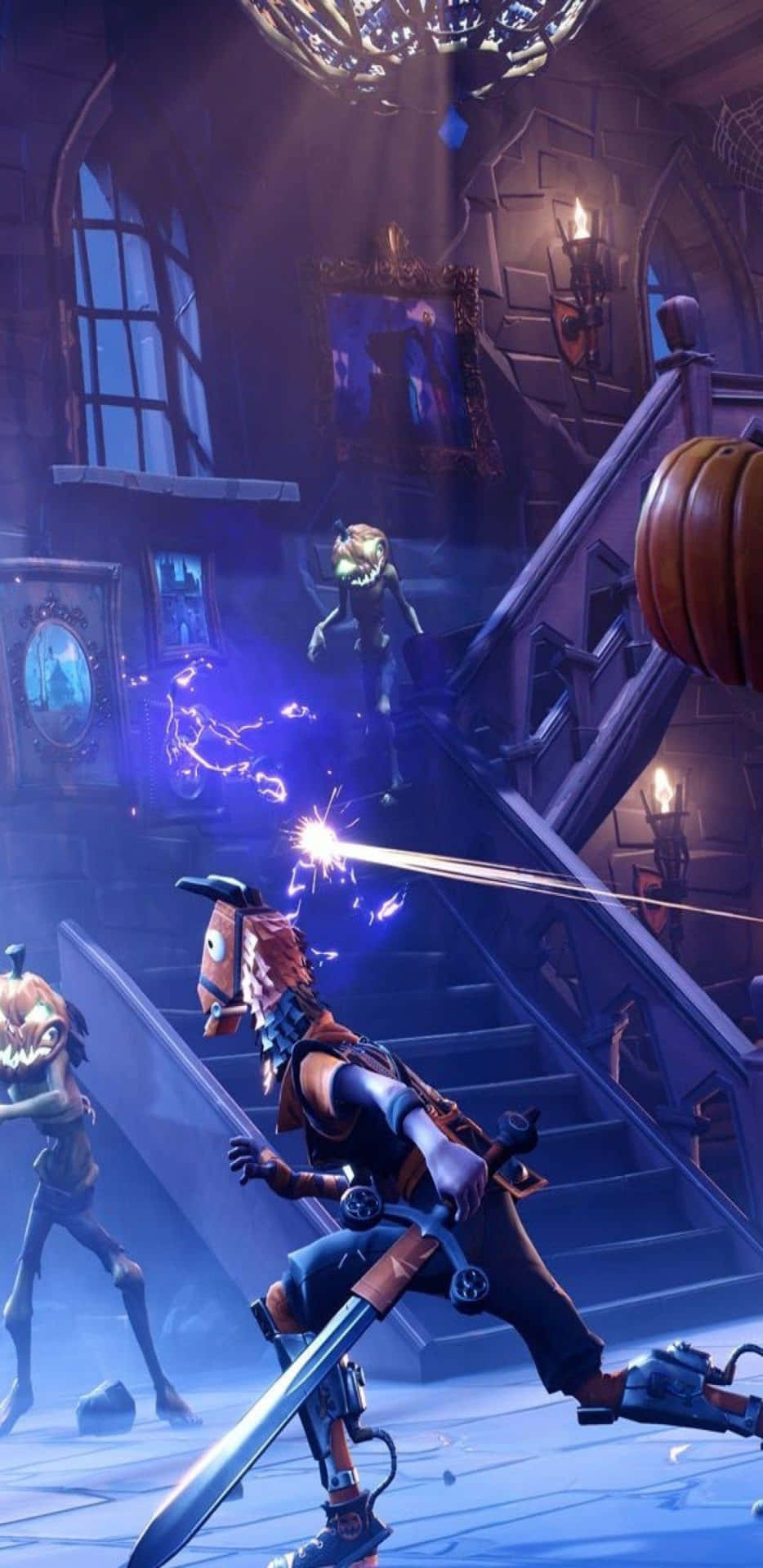 Pixel 3XL Fortnite Battle Royale Halloween Event Background