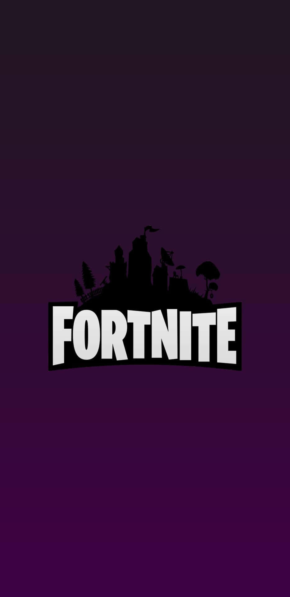 Pixel 3XL Fortnite Battle Royale Purple Poster Background