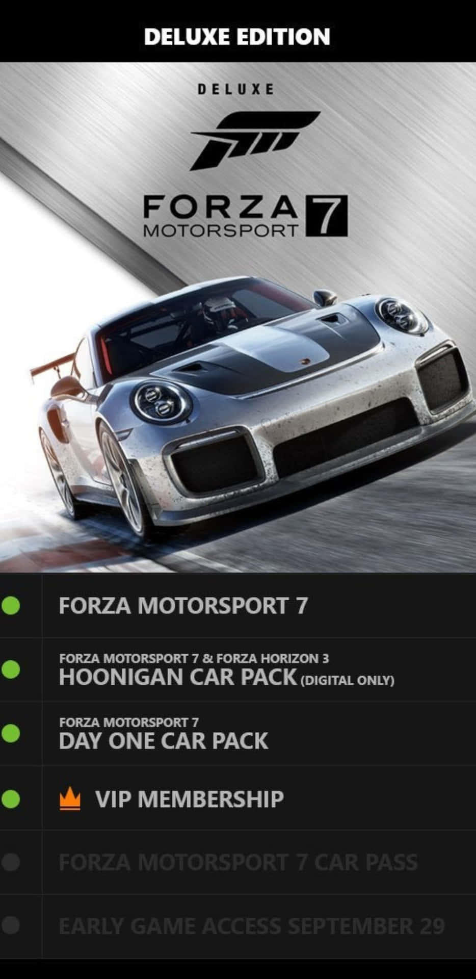 Forzamotorsport 7 Deluxe Edition