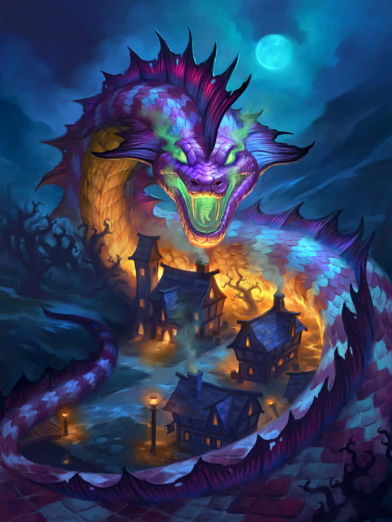 Catacombs Dragon Pixel 3xl Hearthstone Background