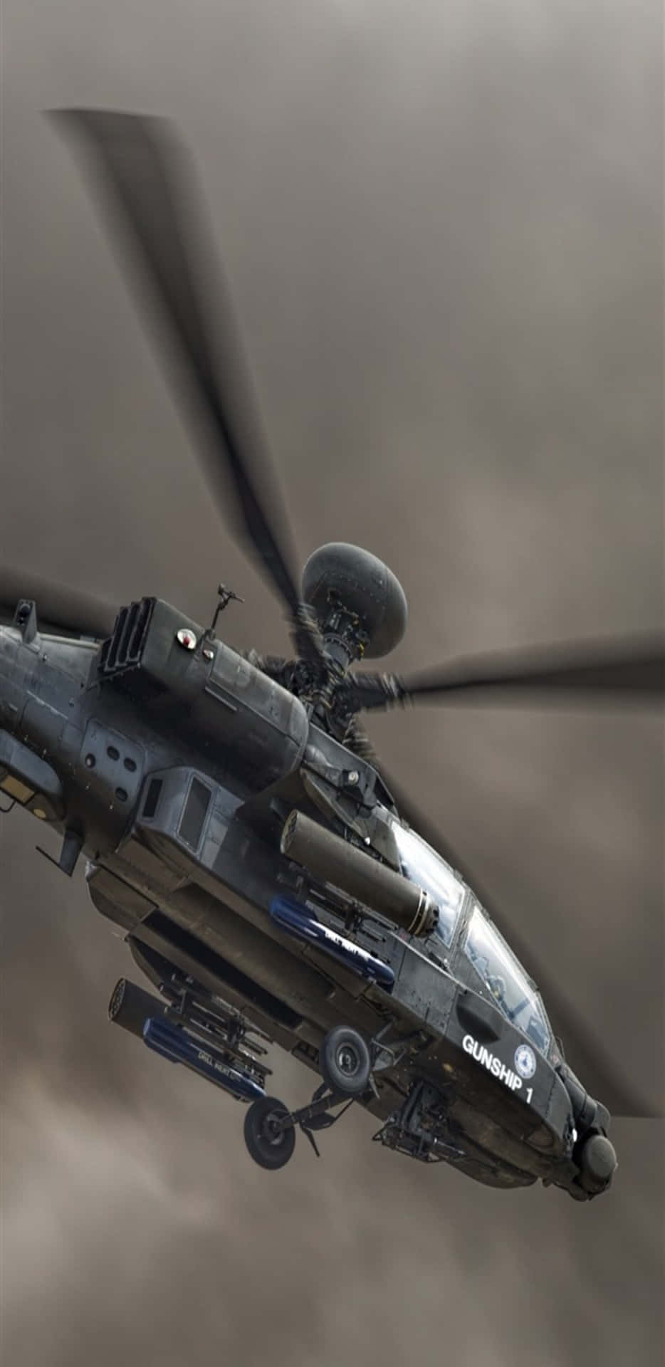 Pixel3xl Sfondo Elicotteri Boeing Ah-64 Apache Nuvole Scure