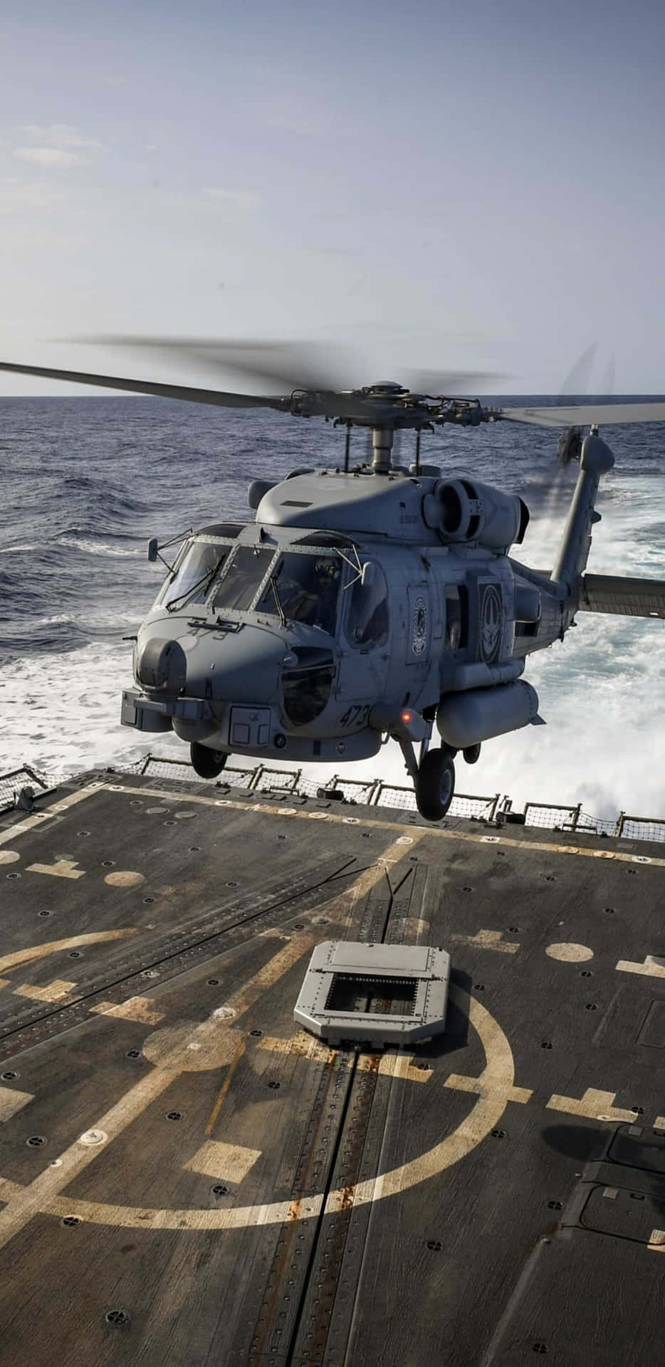 Fondode Pantalla Para Pixel 3xl: Helicópteros, Despegue Del Sikorsky Sh-60 Seahawk.