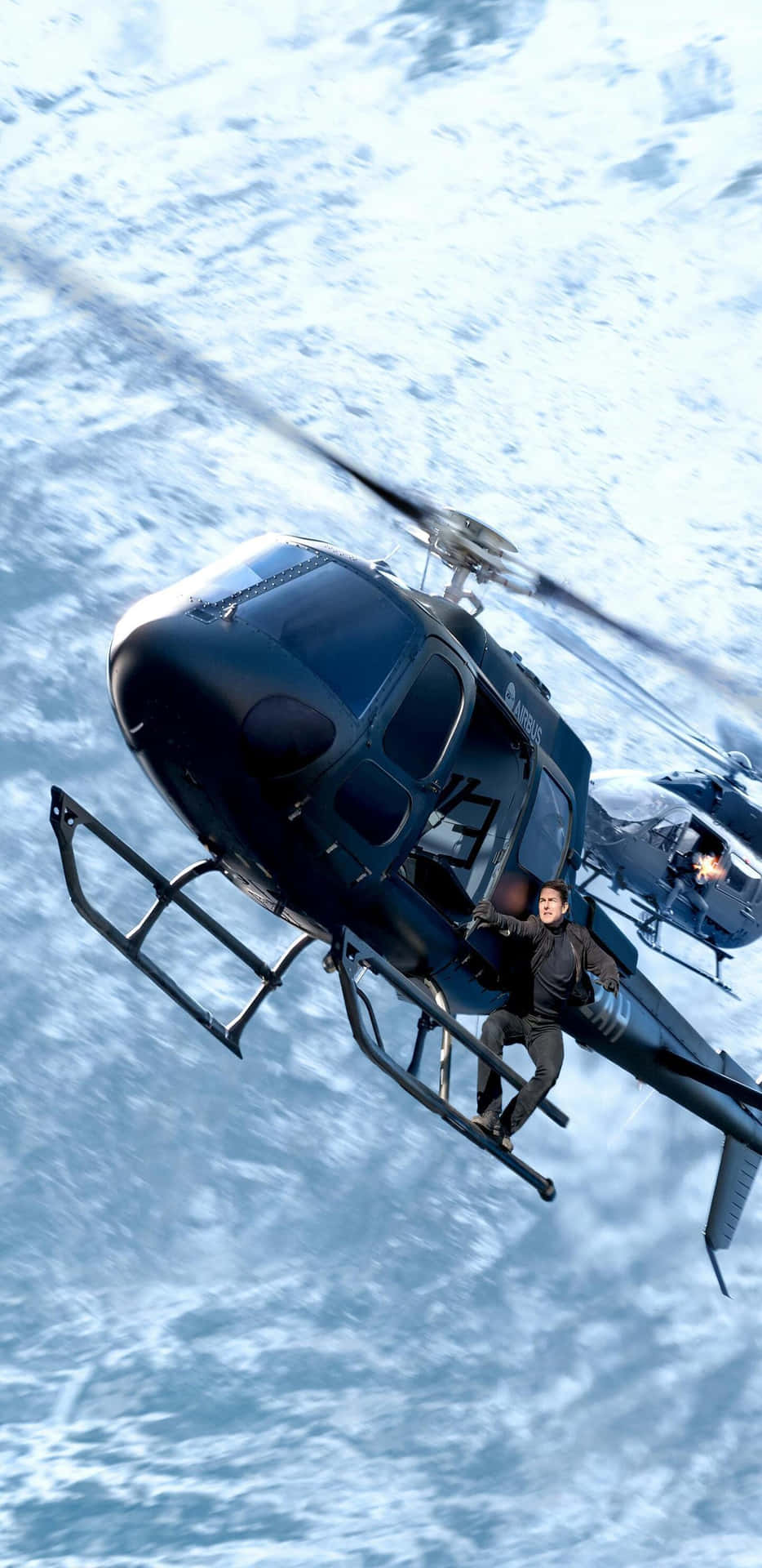 Pixel 3xl Helicopter Baggrund Mission Umulig Film Tapet