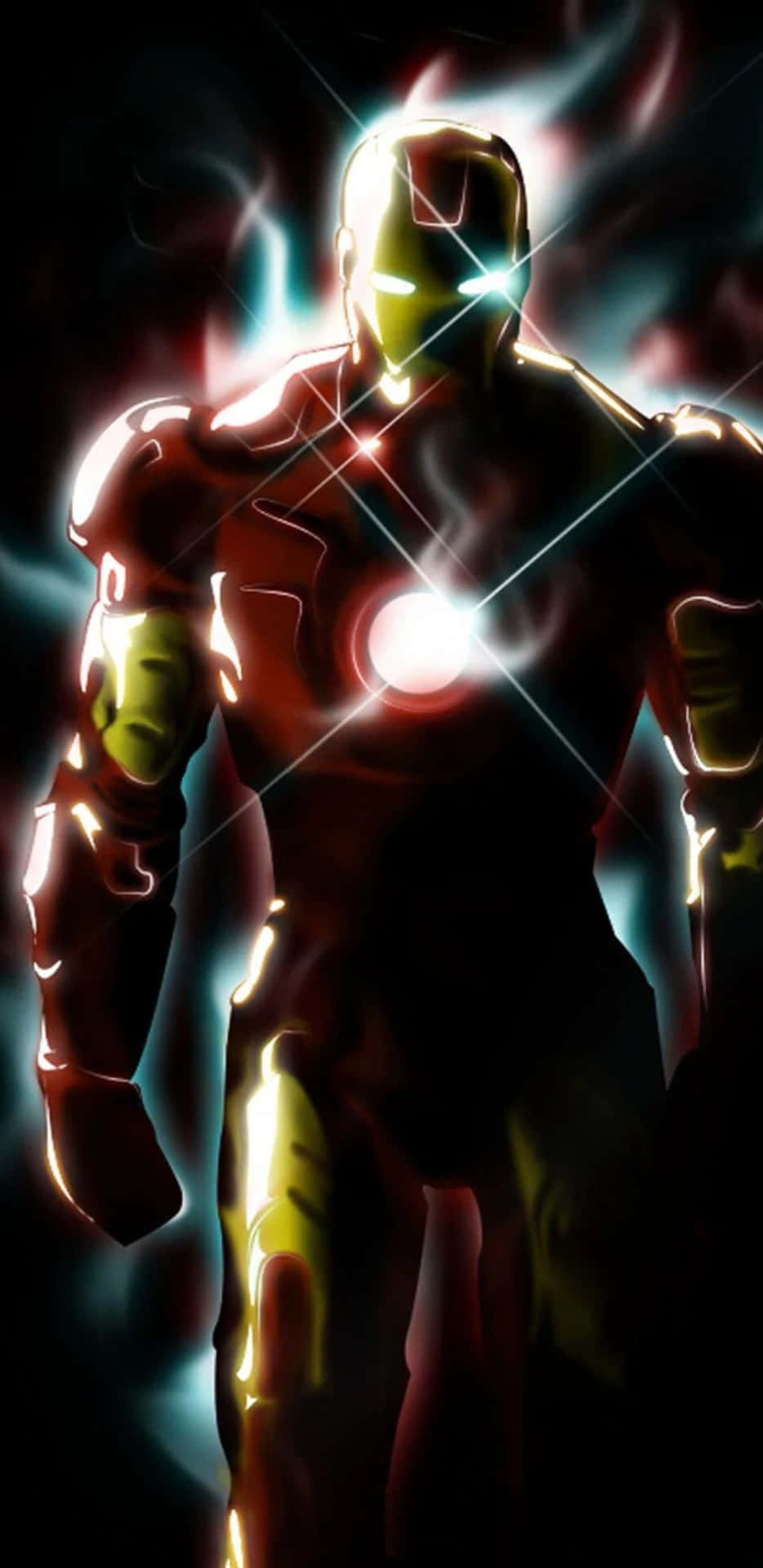 Pixel 3XL Iron Man Flame Background