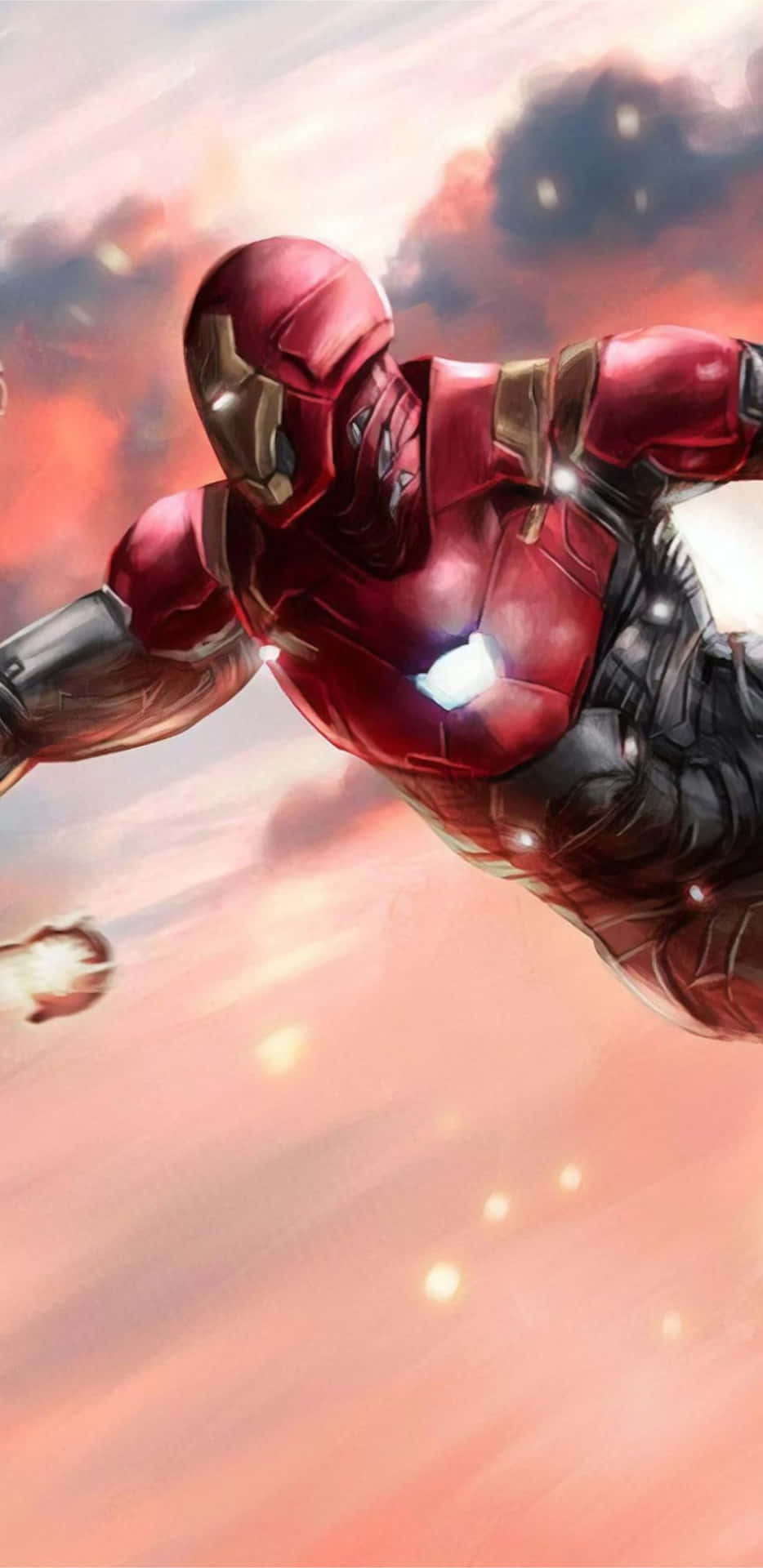 Pixel 3XL Iron Man Explosion Background